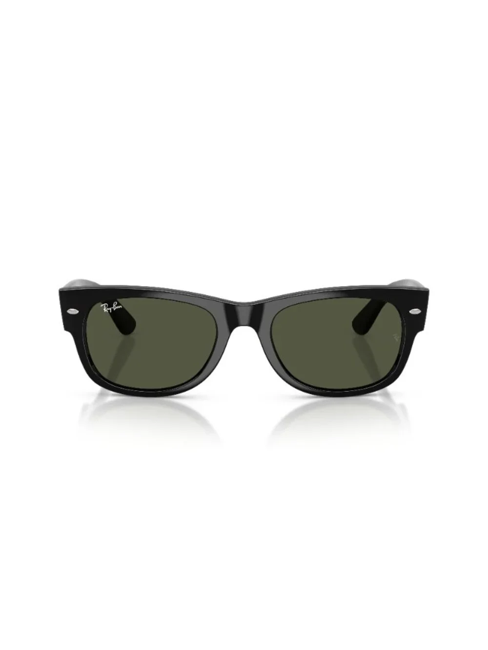 New Ray-Ban Unisex Sunglasses Black Green Lens Acetate Frame Ray Ban RB0832S II